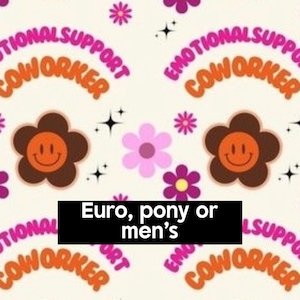 Emotional support co-worker scrub cap | satin lined option | euro style with adjustable toggle, euro-pony with ties, men’s