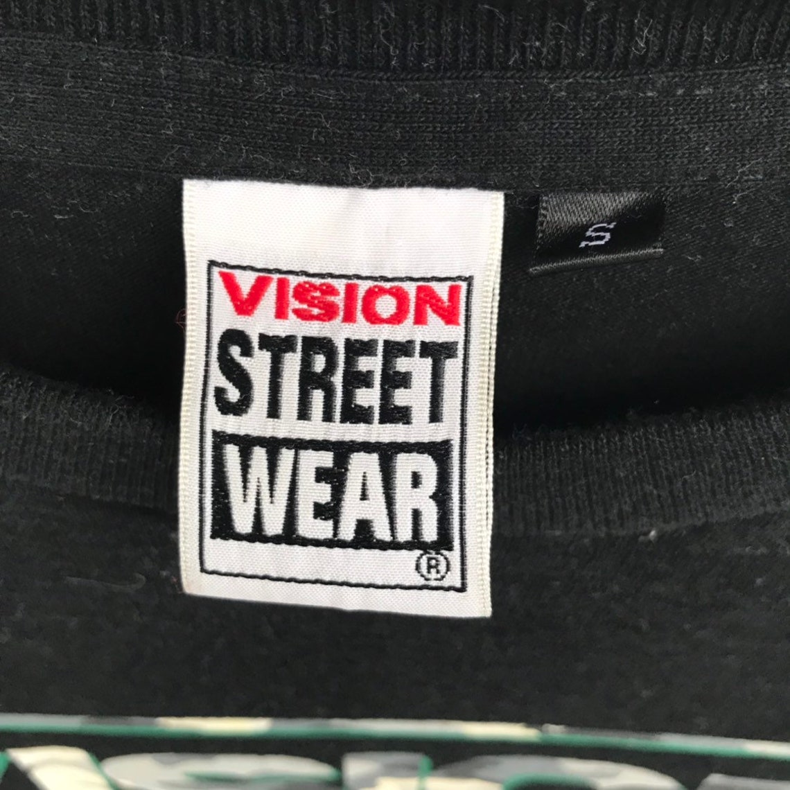 Vision Street Wear T-shirt Big Logo Printed Roundneck Short | Etsy