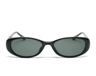 True 1990s Vintage Deadstock Black Frame Sunglasses