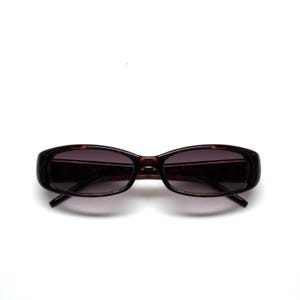 Authentic Vintage 90s Made Small Sized Deluxe Tortoise Grey Sunglasses