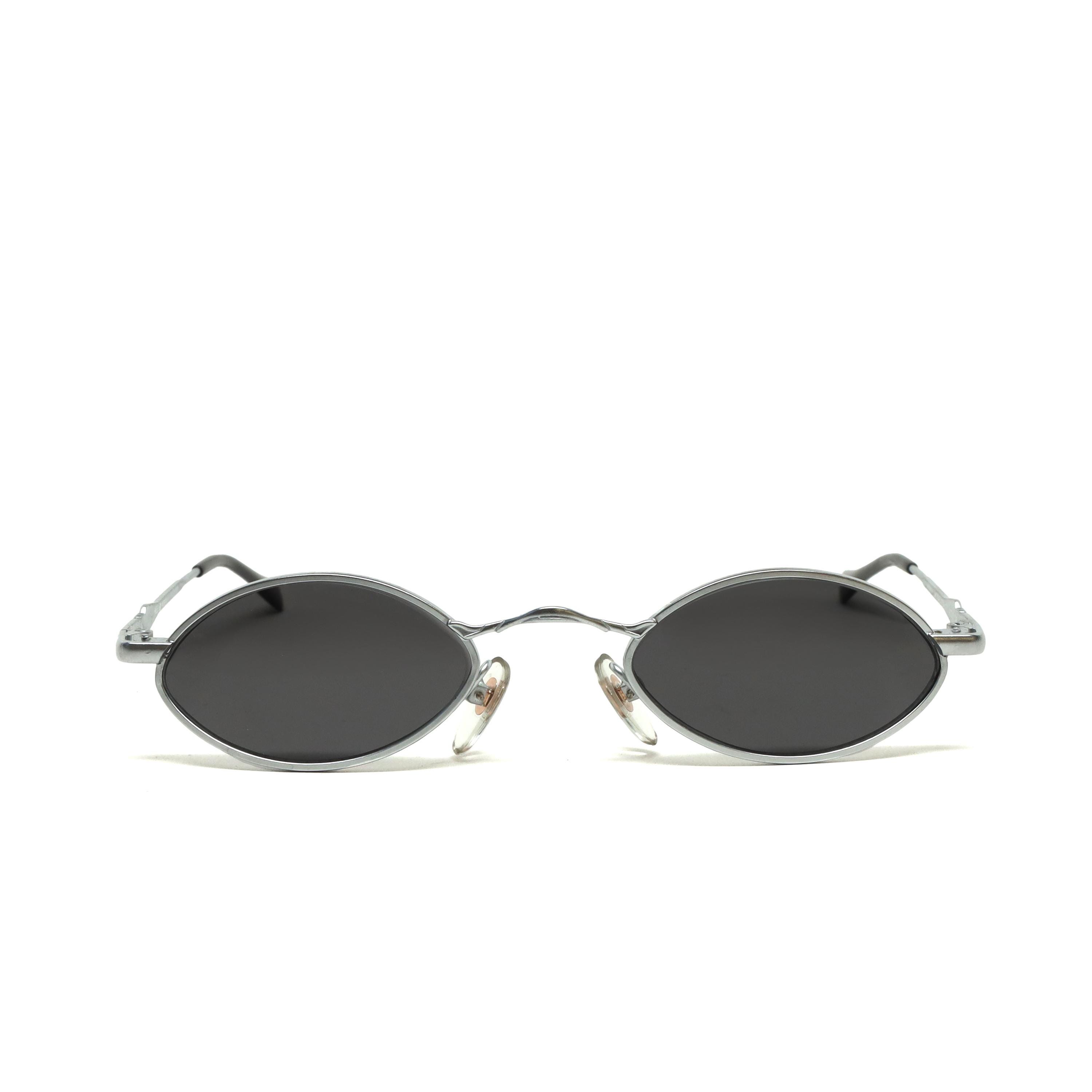 True Vintage 90s Small Silver Oval Deadstock Wire Frame Sunglasses