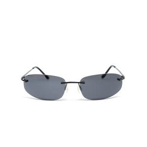 Vintage 1990s Enter The Matrix Neo Black Oval Deadstock Sunglasses