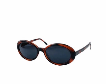 Authentic Vintage Tortoise Oval Red Sunglasses
