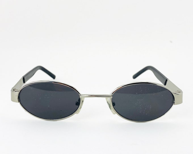 Deadstock Vintage Late 90s Silver Wire Oval Sunglasses - Etsy