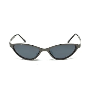 Authentic Vintage 90s Steel Wire Frame Triangular Sunglasses