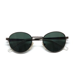 True Vintage 90s Grunge Circular Style Grey Wire Sunglasses