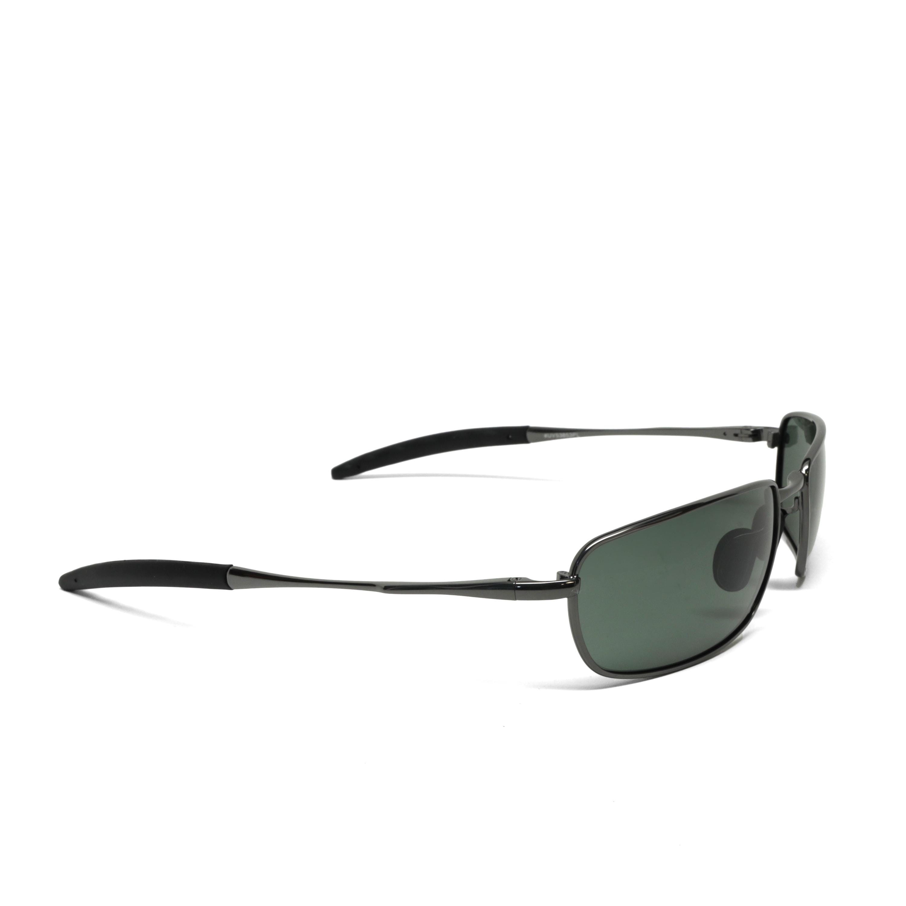 Polarized Vintage 90s Wraparound Deadstock Wire Grey Rectangle