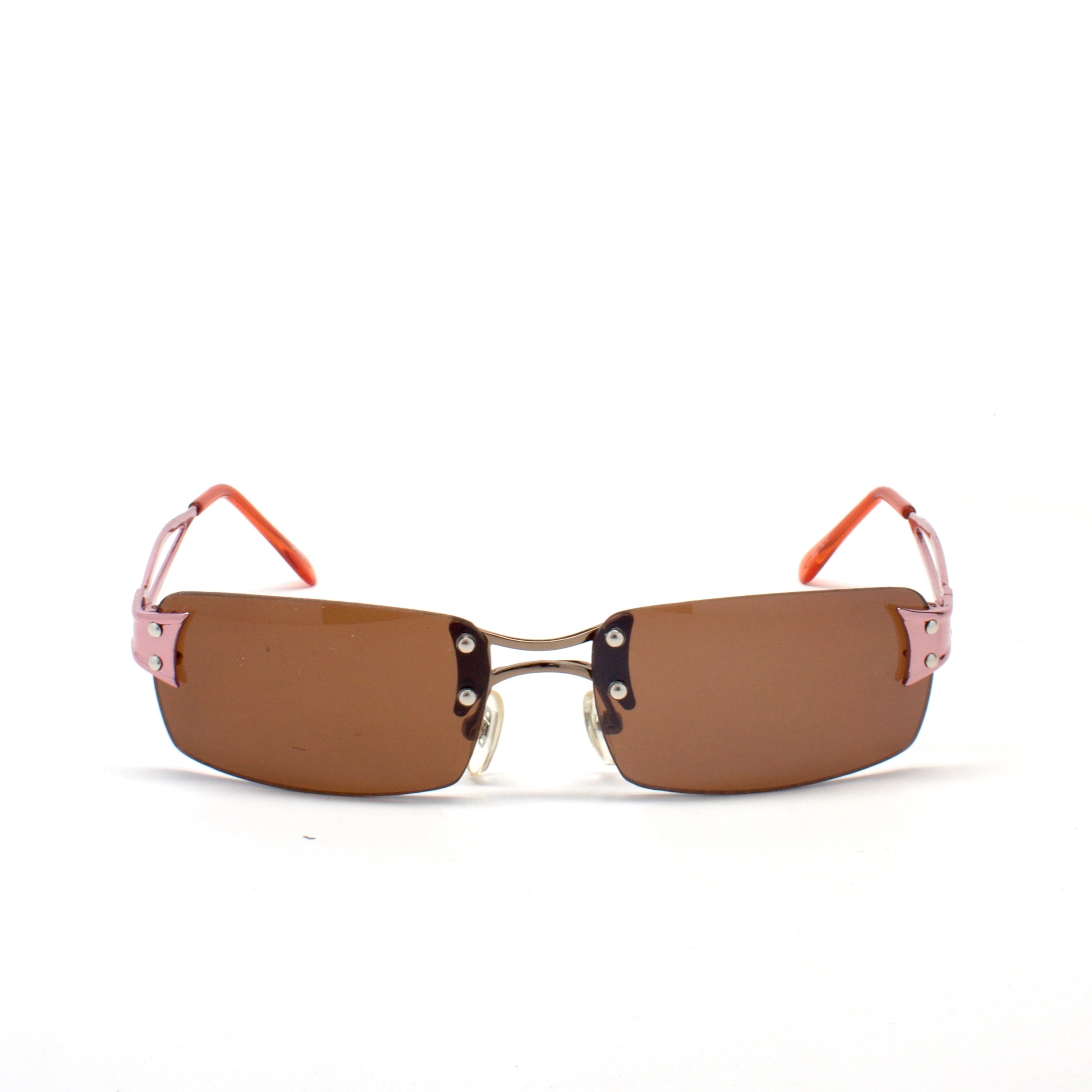 Y2k Brown Sunglasses - Etsy display picture 1