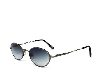Occhiali da sole ovali vintage vintage di piccole dimensioni, stile grunge anni '90, in stock