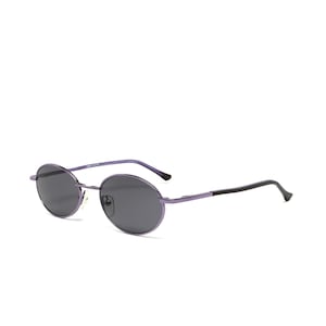 Vintage Headstock 1990s Wire Purple Wired Frame Sunglasses