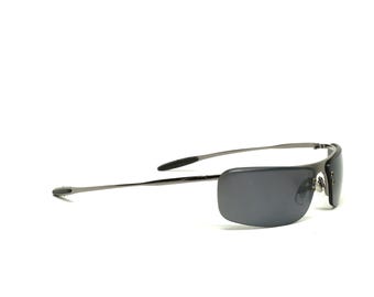 Authentic Vintage 90s Silver Wire Frame Triangular Sunglasses