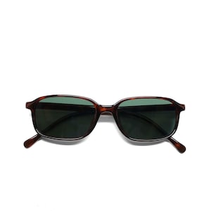 True Vintage 90s Tortoise Rectangle Frame Deadstock Sunglasses