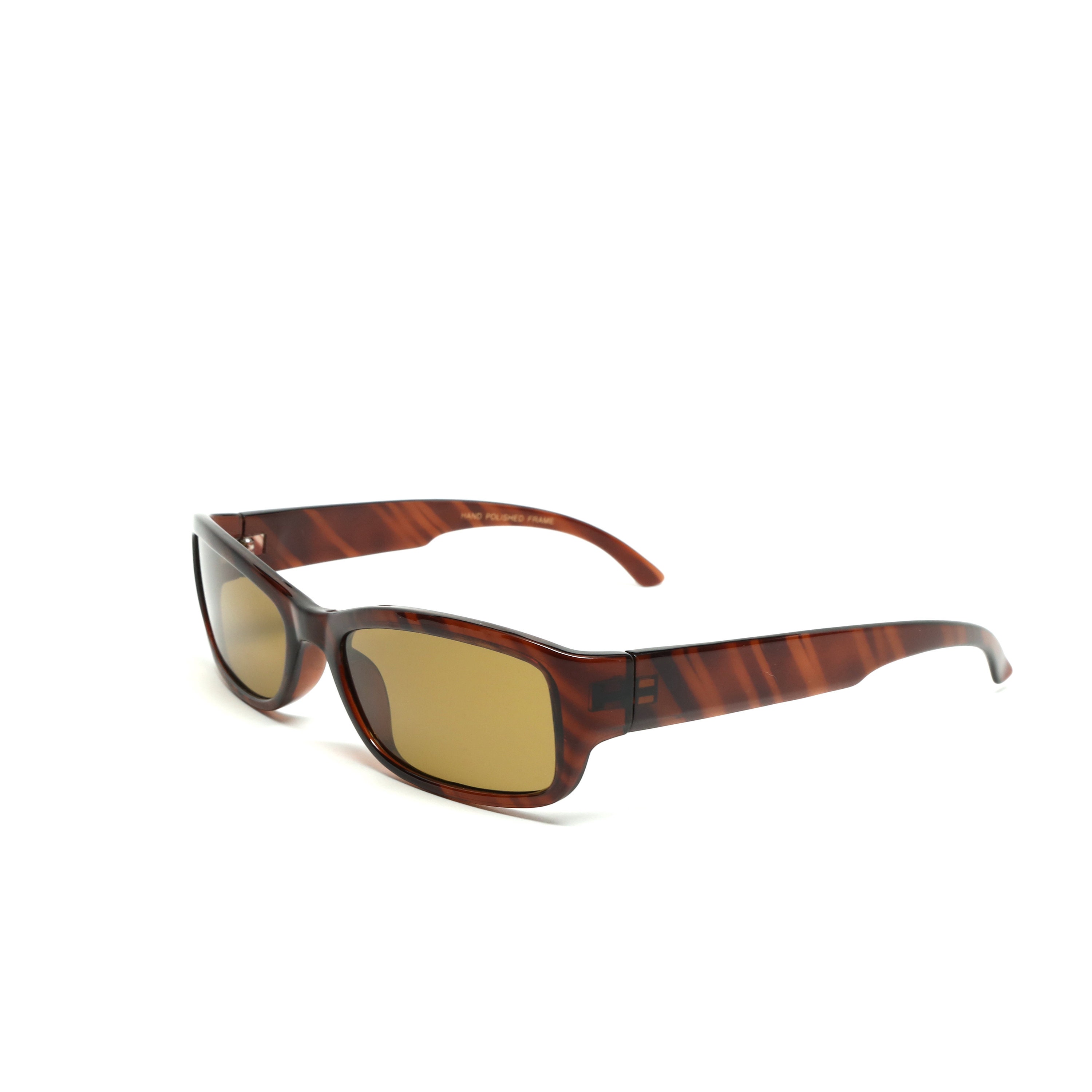 Deluxe Vintage 90s Tortoise Rectangle Frame Deadstock Sunglasses
