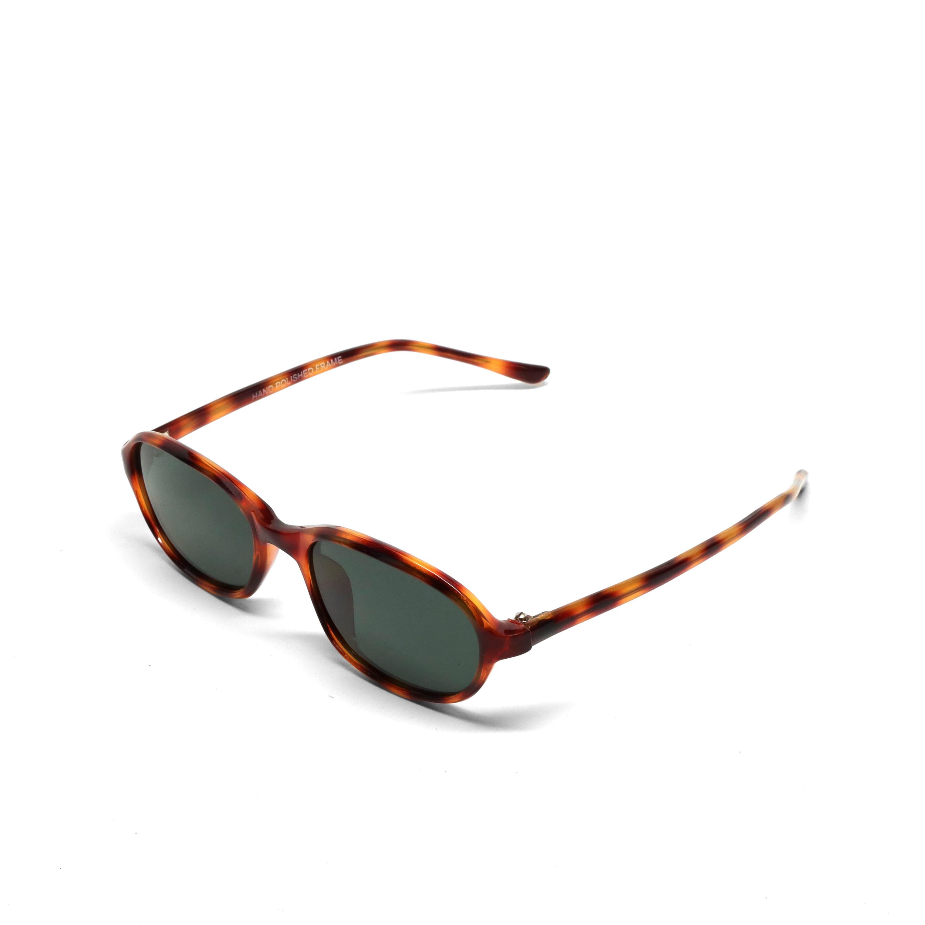 Tortoiseshell Slim Oval Retro Boho Sunglasses - Brown Lenses Lunar Tortoiseshell Female Oval Sunglasses | Le Specs main image 2