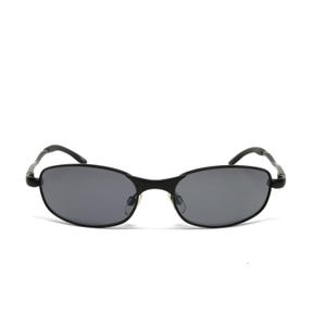 True Vintage 90s Grunge Deadstock Wire Grey Oval Sunglasses