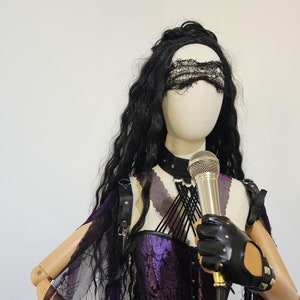 Amy Lee Evanescence Going Under Inspired Corset Tattered Gothic Goth Steampunk Rockmetal Top