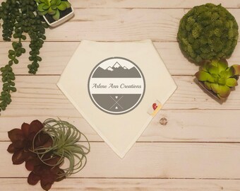 Download Baby Mockup. Bandana Bib. Baby Bib Mock-up. Blank Flat Top ...