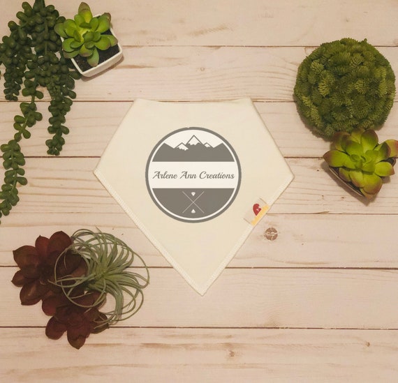 blank bandana bibs