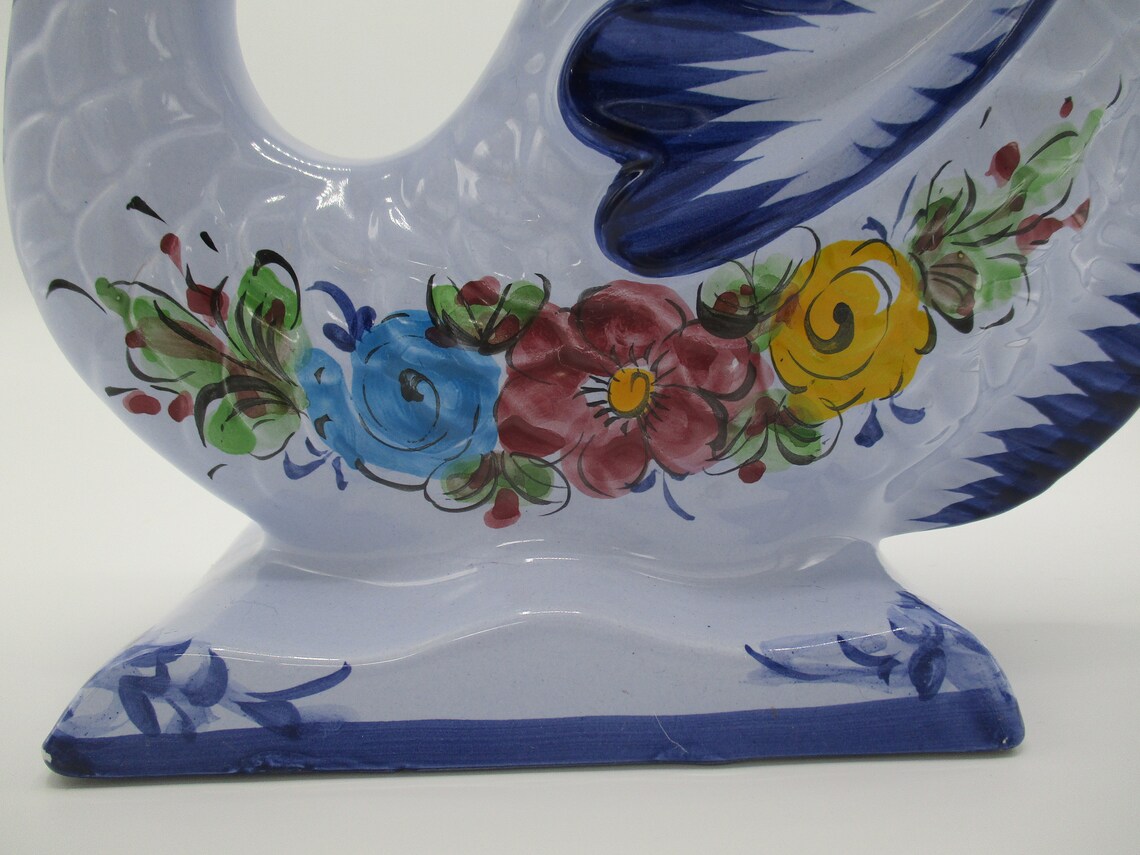 Ceramic Fish Vintage Fish Vase Ceramic Vase Open Mouth Fish Etsy