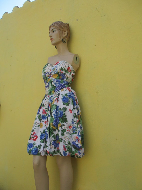 Vintage René Derhy Dress, Corset dress 60s style,