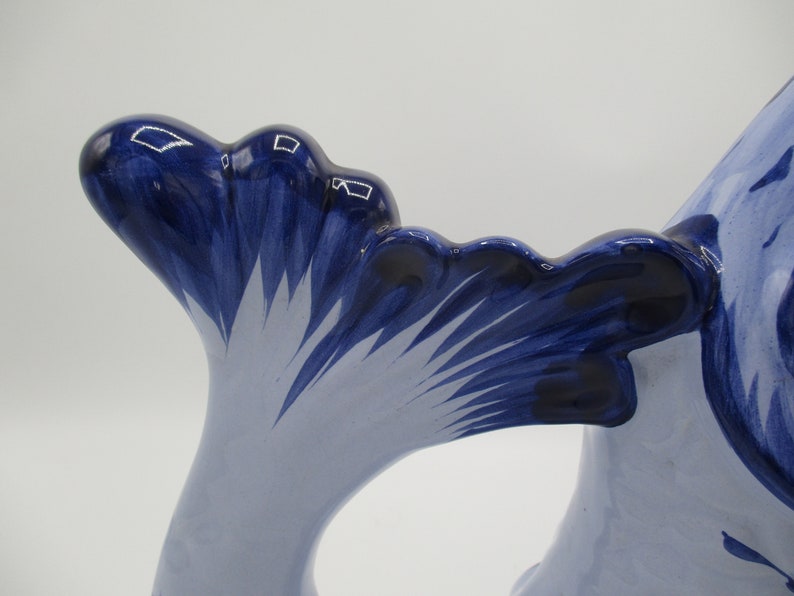 Ceramic Fish Vintage Fish Vase Ceramic Vase Open Mouth Fish Etsy