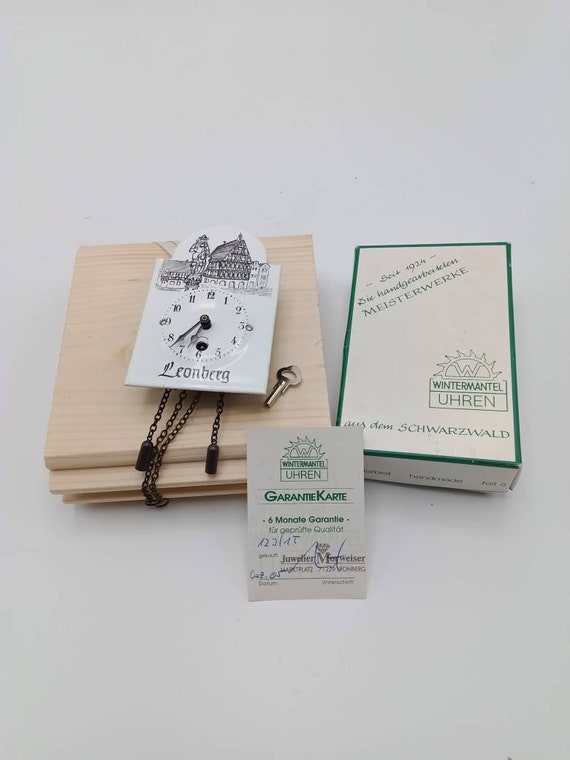 Vintage Wintermantel Pendulum Clock Pendulum mini wall clock Etsy