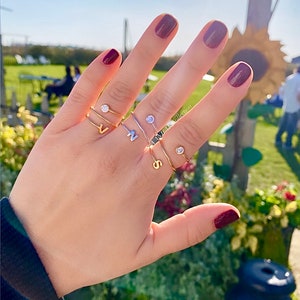 Alex and shop ani initial ring