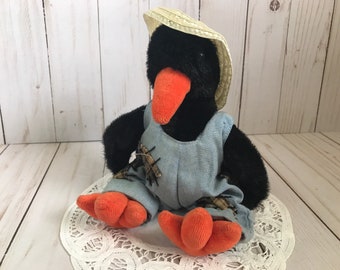 crow soft toy