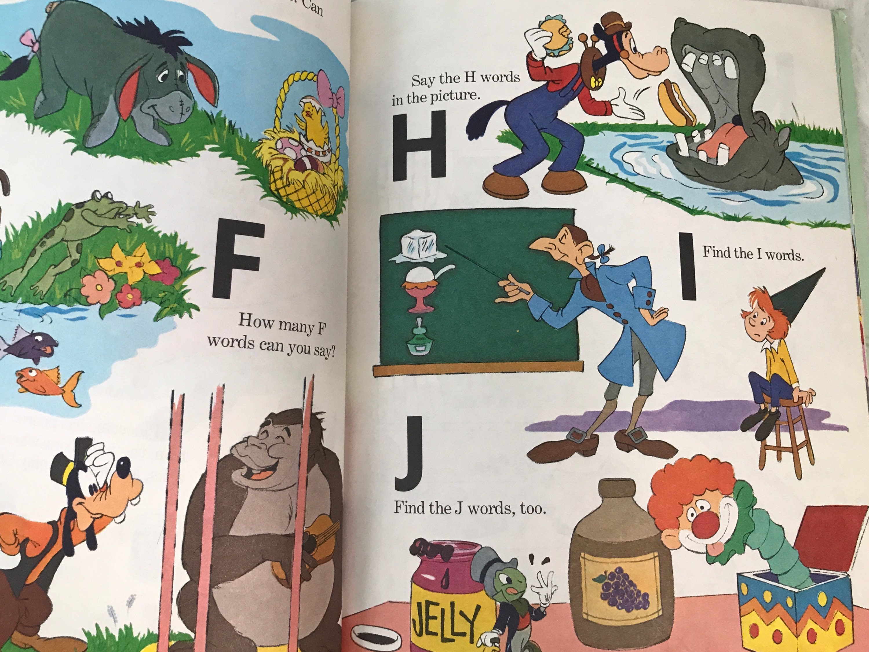Disney Vintage Book for Baby Walt Disney Alphabet A Z Fun | Etsy Disney Vintage Book for Baby Walt Disney Alphabet A Z Fun | Etsy