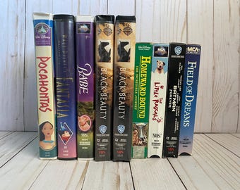 VHS タイトルを選択 クラムシェルケース 子供向け アニメビデオ