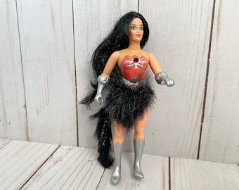Princess of Power She-ra Catra Action Figure, Vintage 1984 Catra Doll, MOTU He-man Figure