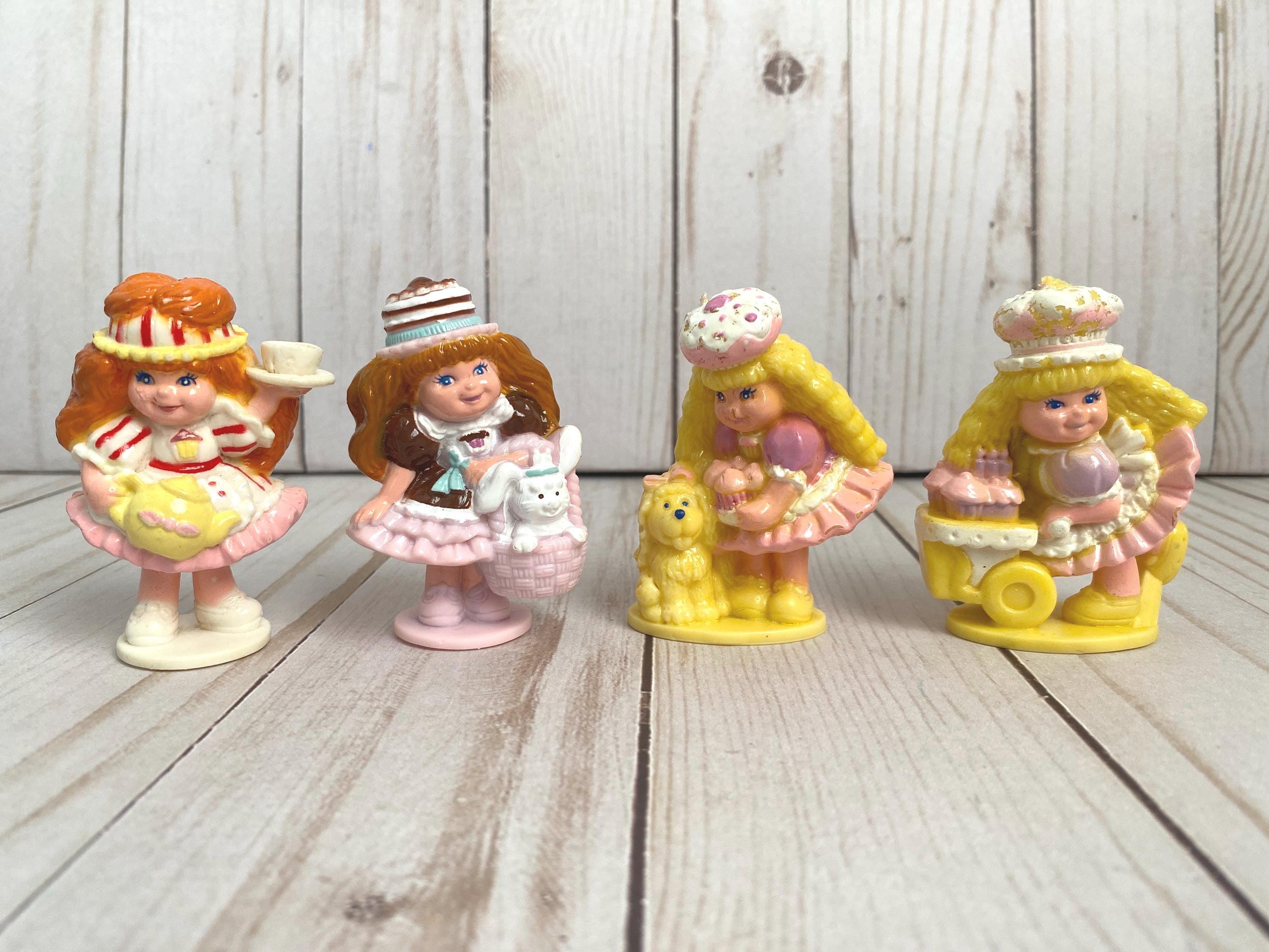 希少！ アンティーク お菓子の缶 Mint Muffin キューピー Vintage 1980s Cherry Merry Muffin Cupcake Figures, You Pick, You