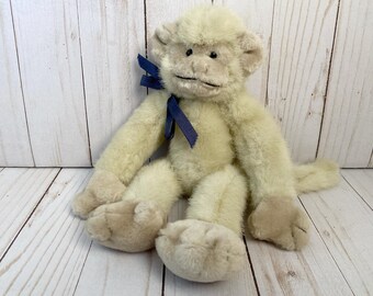 Vintage 1993 Boyds Bears Monkey Bertha Plush Jointed 10&quot; Stuffed Animal