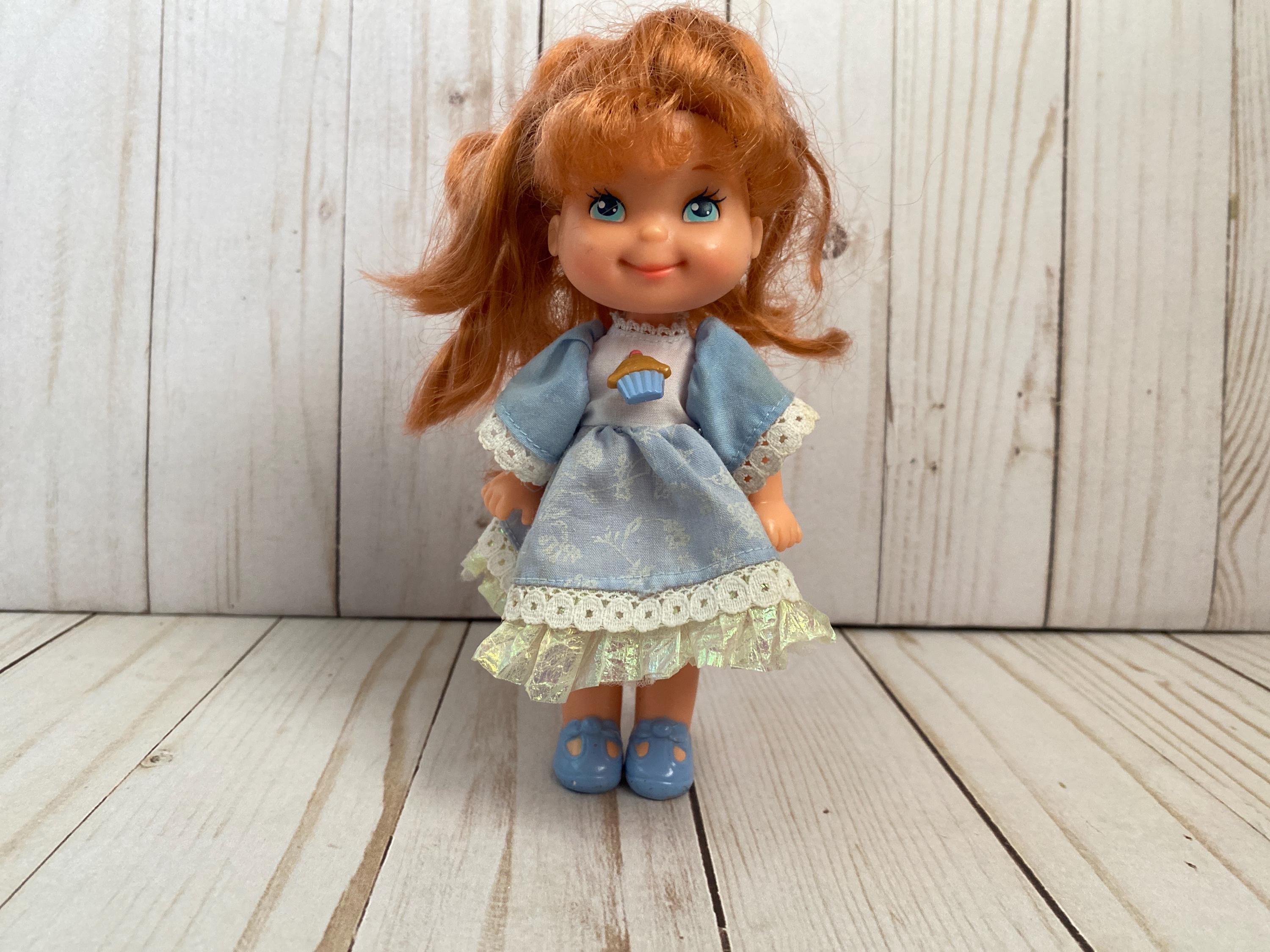 Cherry Merry Muffin Betty Blueberry Doll, Vintage 1988 Mattel Doll Blue