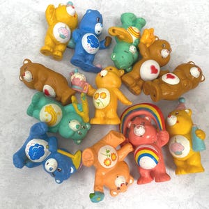Bisounours, figurines vintage des années 80, mini-ours, à vous de choisir
