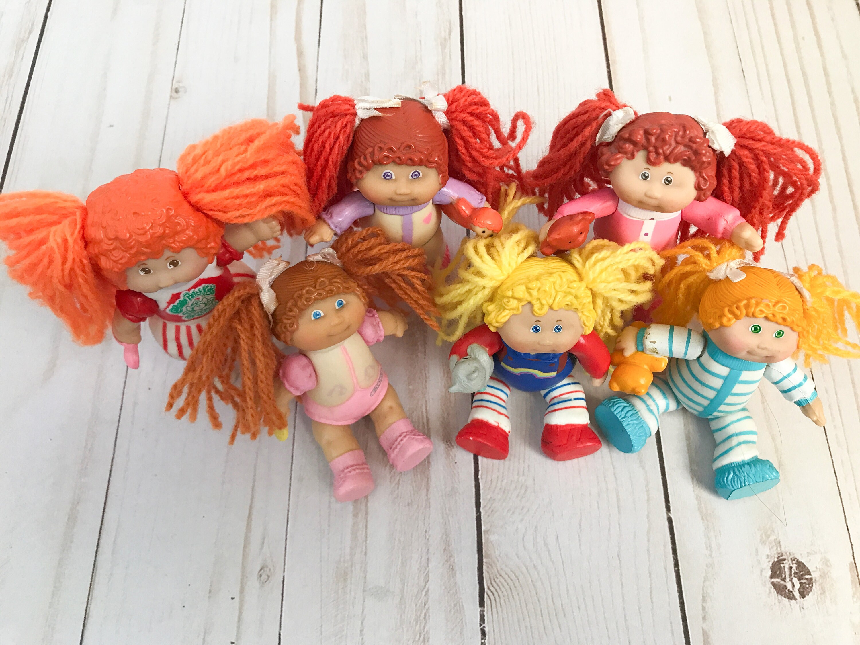 Vintage Cabbage Patch Poseable Figures Cabbage Patch Kids PVC - Etsy