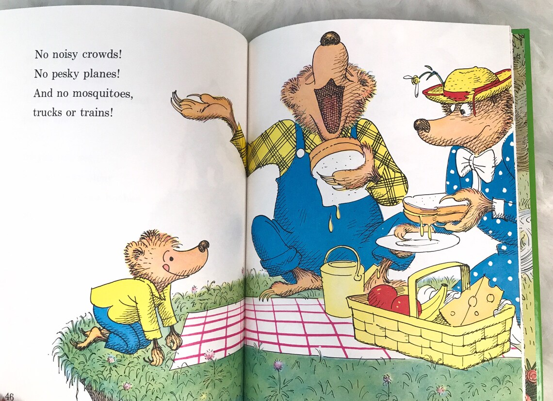 The Bears' Picnic Book by Stan & Jan Berenstain Vintage Etsy