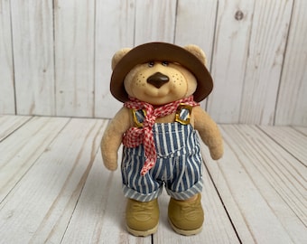 Vintage 1980s Cabbage Patch Kids Furskins Teddy Bear Doll  Figure