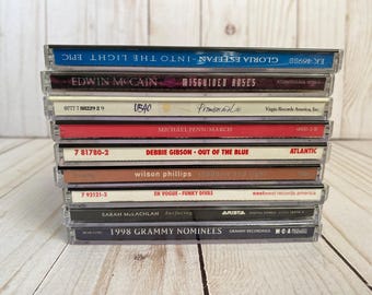Vintage 1980s & 1990s CD’s Compact Discs: Pop, Rock, Divas, You Pick, You Choose