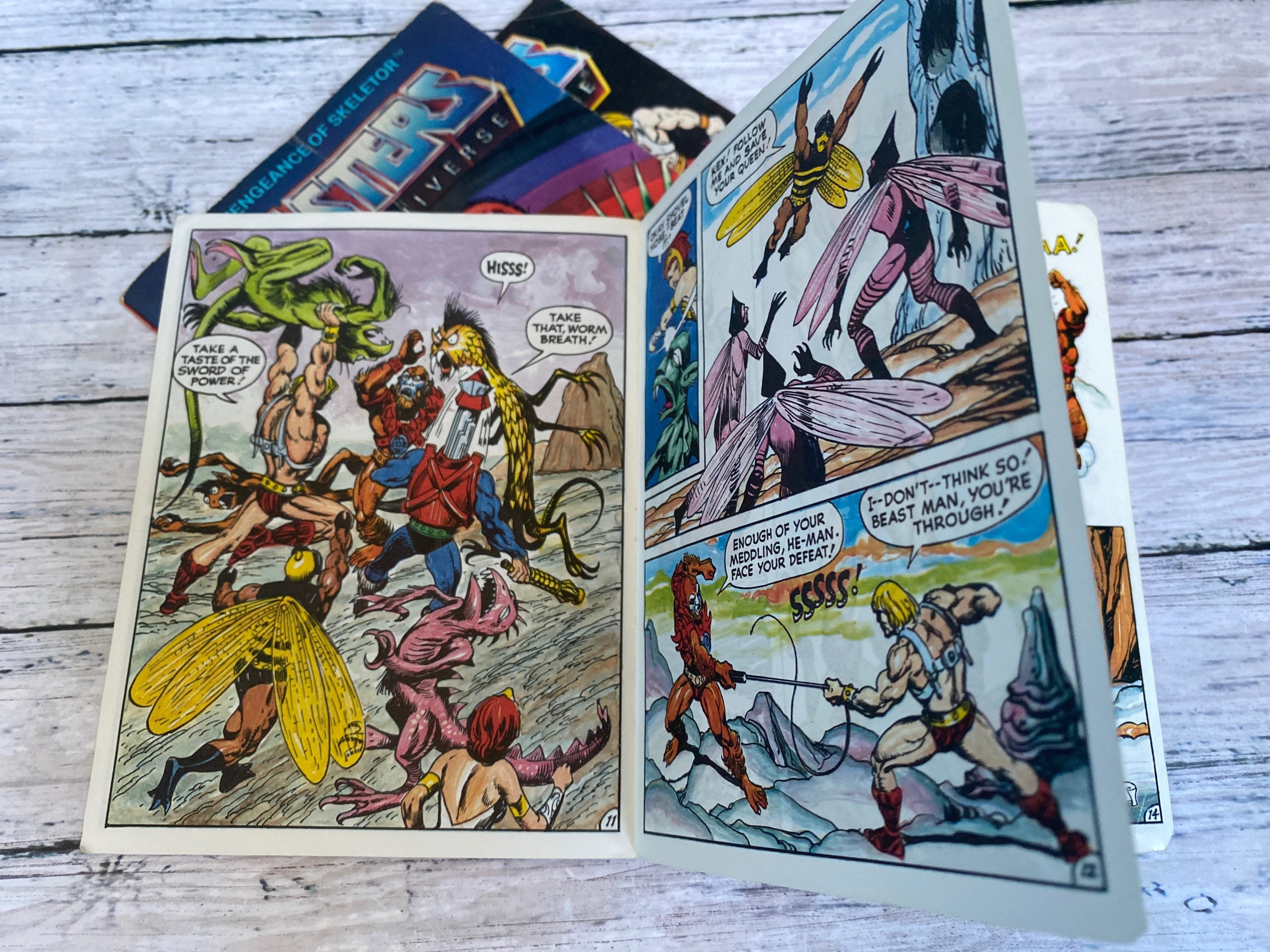 He-man Mini Comic Books Masters of the Universe Comic Set of - Etsy