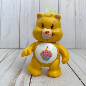 Care Bears Birthday Bear Yellow PVC Figurine