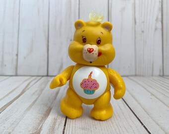Care Bears Birthday Bear Yellow PVC Figurine