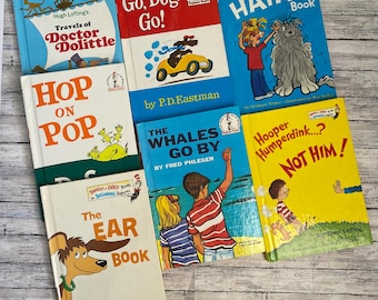 Vintage Dr. Seuss Hardback Books Classic Stories, You Choose, You Pick