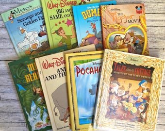 Libros de tapa dura de Walt Disney de los años 80 y 90. ¡Elige el que quieras!
