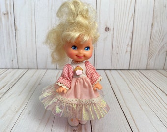 Vintage 1988 Mattel Cherry Merry Muffin pink Cupcake Doll