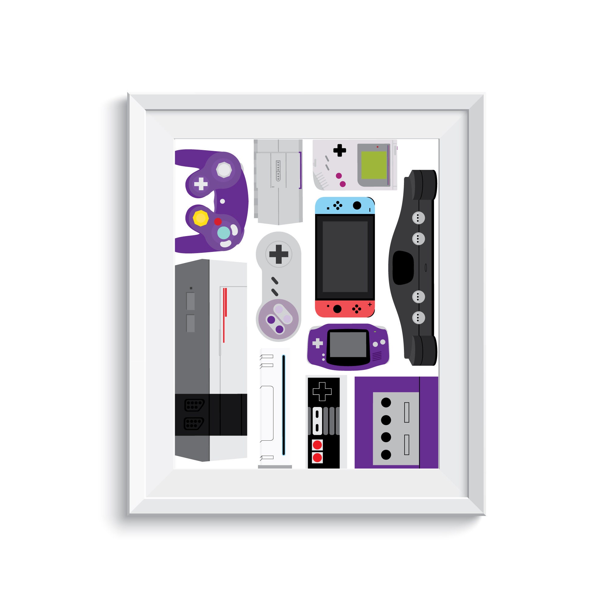 Nintendo Gamer Printable Wall Art Gamer Print Gamer Art Etsy UK