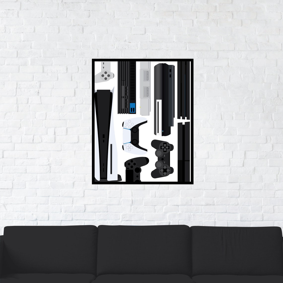 Playstation Gamer Printable Wall Art Gamer Print Gamer Art Etsy