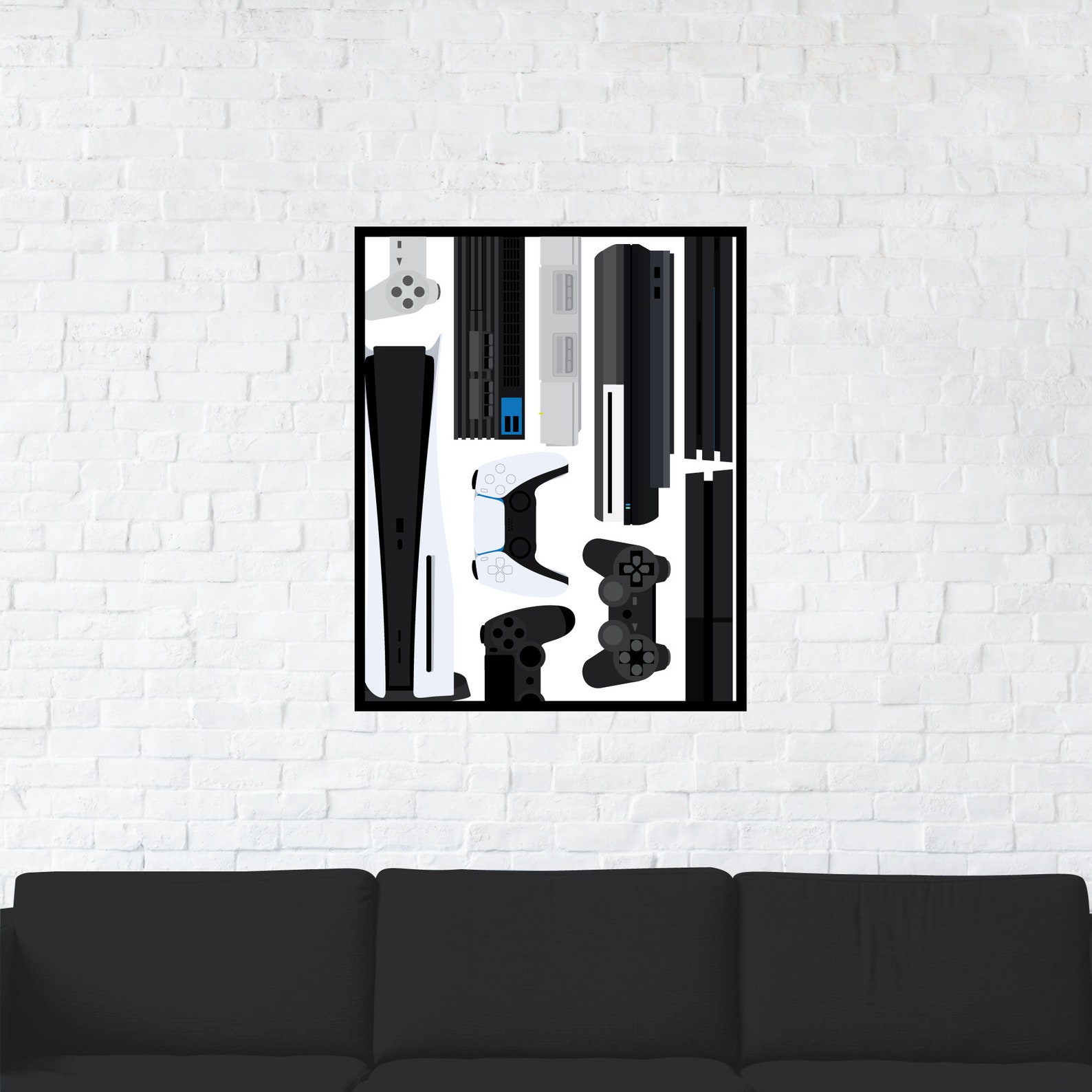 Playstation Gamer Printable Wall Art Gamer Print Gamer Art Etsy