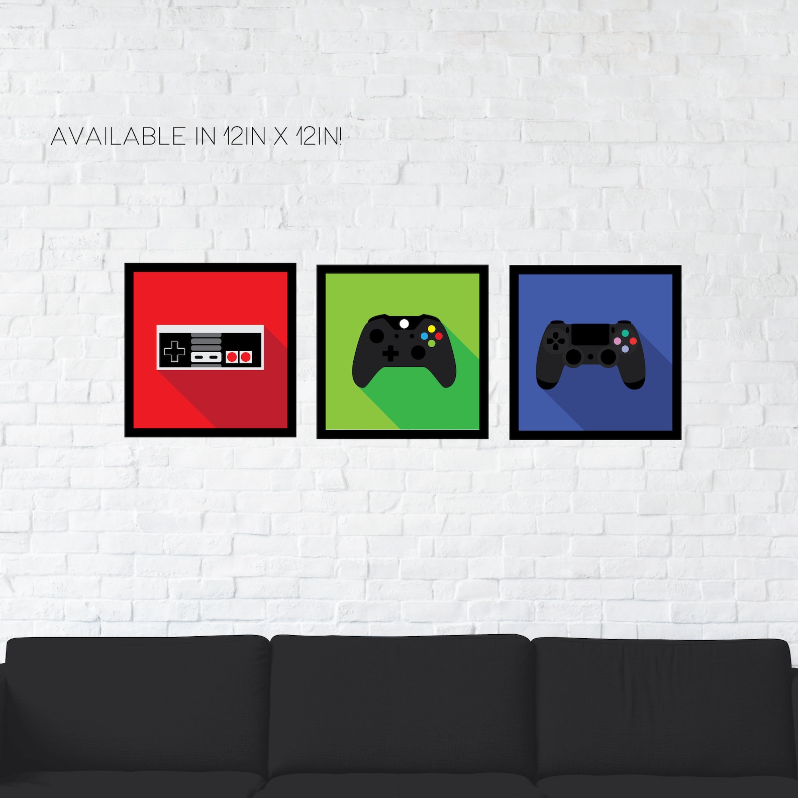 Game Controller Themed Printable Wall Art Gamer Themed Art Etsy