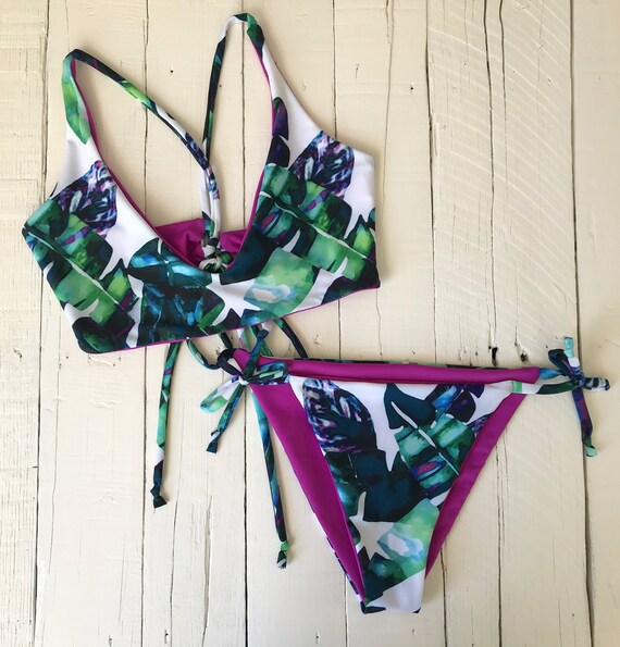 tropical bikini set